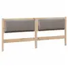 Image de Vidaxl tête de lit autre marron 180 cm bois massif en pin