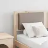 Image de Tête De Lit Marron Bois Massif En Pin Vidaxl