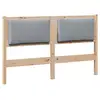 Image de Vidaxl tête de lit marron bois massif en pin
