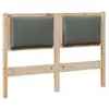 Image de Vidaxl tête de lit autre marron 120 cm bois massif en pin