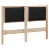 Image de Vidaxl tête de lit autre marron 120 cm bois massif en pin
