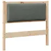 Image de Vidaxl tête de lit autre marron 100 cm bois massif en pin