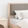 Image de Tête De Lit Autre Marron 80 Cm Bois Massif En Pin Vidaxl