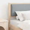 Image de Tête De Lit Marron Bois Massif En Pin Vidaxl