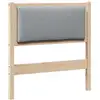 Image de Vidaxl tête de lit marron bois massif en pin