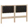 Image de Vidaxl tête de lit autre marron et noir 150 cm bois massif en pin