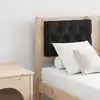 Image de Tête De Lit Autre Marron Et Noir 120 Cm Bois Massif En Pin Vidaxl