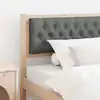 Image de Tête De Lit Marron Et Gris Foncé 100 Cm Bois Massif En Pin Vidaxl