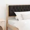 Image de Tête De Lit Autre Marron Et Noir 100 Cm Bois Massif En Pin Vidaxl