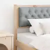 Image de Tête De Lit Autre Marron Et Gris Clair 90 Cm Bois Massif En Pin Vidaxl
