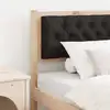Image de Tête De Lit Autre Marron Et Noir 90 Cm Bois Massif En Pin Vidaxl