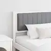 Image de Tête De Lit Capitonnée Avec Tête De Lit Blanc 200 Cm Pin Massif Vidaxl