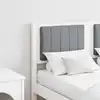 Image de Tête De Lit Capitonnée Avec Tête De Lit Blanc 120 Cm Pin Massif Vidaxl