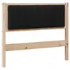 Image de Vidaxl tête de lit capitonnée marron 100 cm pin massif