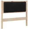 Image de Vidaxl tête de lit capitonnée avec tête de lit marron 90 cm pin massif