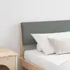 Image de Tête De Lit Capitonnée Gris Foncé 180 Cm Pin Massif Vidaxl