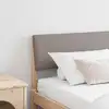 Image de Tête De Lit Capitonnée Taupe 180 Cm Pin Massif Vidaxl