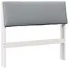Image de Vidaxl tête de lit capitonnée gris clair 100 cm pin massif