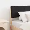 Image de Tête De Lit Capitonnée Noir 80 Cm Pin Massif Vidaxl