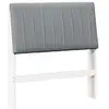 Image de Vidaxl tête de lit capitonnée gris clair pin massif