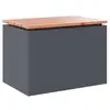 Image de Vidaxl banc de jardin 1-nombre de places 60 x 40 x 43 cm acier