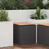 Image de Banc De Jardin Noir 40 X 40 X 43 Cm Acier Vidaxl