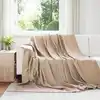 Image de Couvertures À Jeter 6 Pc Camel 240 X 220 Cm 4.28 Kg Polaire Vidaxl