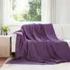 Image de Couvertures À Jeter 6 Pcs Violet 270 X 240 Cm Toison Vidaxl