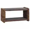 Image de Vidaxl table basse naturel 70 x 35 x 35 cm bois de mahogany massif