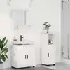 Image de Ensemble De Mobilier De Salle De Bain 3 Pcs Blanc Brillant Vidaxl