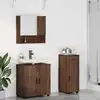 Image de Ensemble De Mobilier De Salle De Bain 3 Pcs Chêne Brun Vidaxl