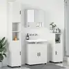 Image de Ensemble De Mobilier De Salle De Bain 4 Pc Blanc Vidaxl