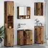Image de Ensemble De Mobilier De Salle De Bain 5 Pc Bois Ancien Vidaxl