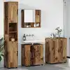 Image de Ensemble De Mobilier De Salle De Bain 4 Pc Bois Ancien Vidaxl