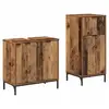 Image de Vidaxl ensemble de mobilier de salle de bain 2 pcs bois ancien