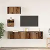 Image de Ensemble Meuble Tv 3 Pcs Bois Ancien Bois D'ingénierie Vidaxl