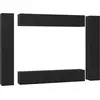 Image de Ensemble Meuble Tv 10 Pcs Chêne Noir Bois D'ingénierie Vidaxl