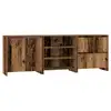 Image de Vidaxl buffet 3 pcs bois ancien 70 x 41 x 75 cm bois d'ing ©nierie