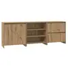 Image de Vidaxl buffet 3 pcs ch  ne artisanal 70 x 41 x 75 cm bois d'ing ©nierie