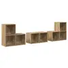 Image de Vidaxl ensemble meuble tv 6 pcs chêne artisanal bois d'ingénierie