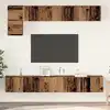 Image de Ensemble Meuble Tv 5 Pcs Bois Ancien Bois D'ingénierie Vidaxl