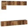 Image de Vidaxl ensemble meuble tv 5 pc bois ancien bois d'ingénierie