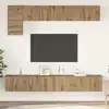 Image de Ensemble Meuble Tv 5 Pc Chêne Artisanal Bois D'ingénierie Vidaxl