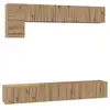 Image de Vidaxl ensemble meuble tv 5 pc chêne artisanal bois d'ingénierie