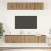 Image de Ensemble Meuble Tv 5 Pc Chêne Artisanal Bois D'ingénierie Vidaxl