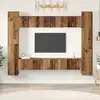 Image de Ensemble Meuble Tv 10 Pcs Bois Ancien 30,5 X 30 X 90 Cm Vidaxl