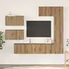 Image de Ensemble Meuble Tv 6 Pcs Chêne Artisanal Bois D'ingénierie Vidaxl