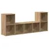 Image de Vidaxl ensemble meuble tv 3 pc marron bois d'ingénierie