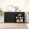 Image de Buffet 2 Pcs Chêne Noir 70 X 41 X 75 Cm Bois D'ingénierie Vidaxl