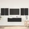 Image de Ensemble Meuble Tv 6 Pc Chêne Noir Bois D'ingénierie Vidaxl